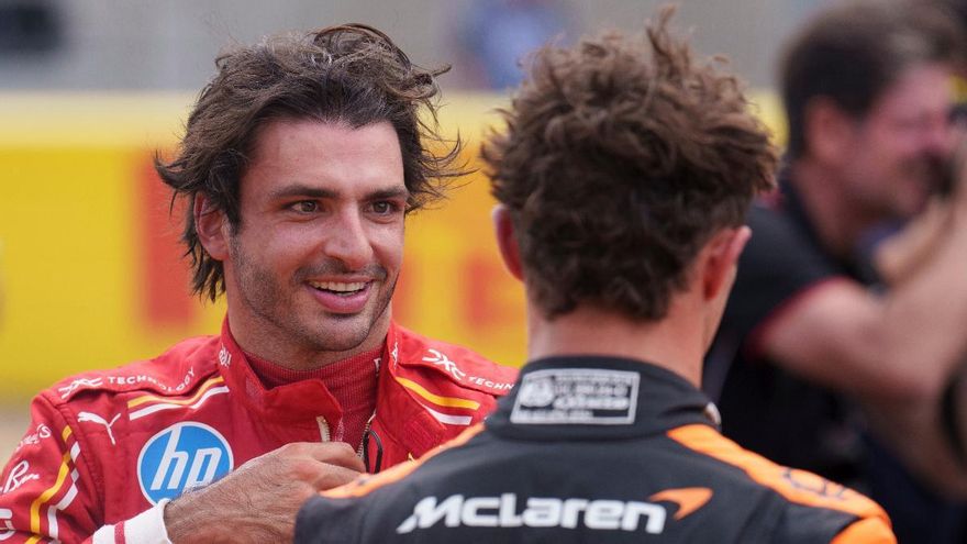 Sainz se divierte en Austin y promete batalla este domingo