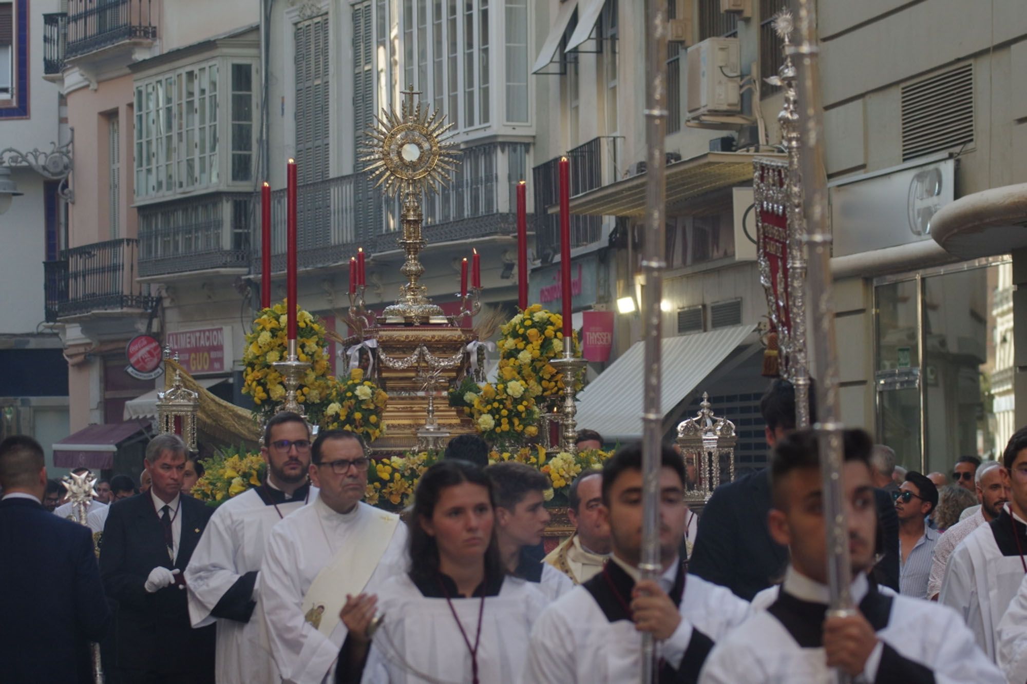 La procesión de la Octava del Corpus de Dolores de San Juan, en imágenes