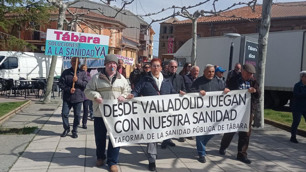 Manifestación de hoy en Tábara por la sanidad