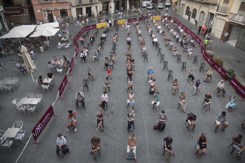 Manresa inicia la festa major que ningú no podia imaginar