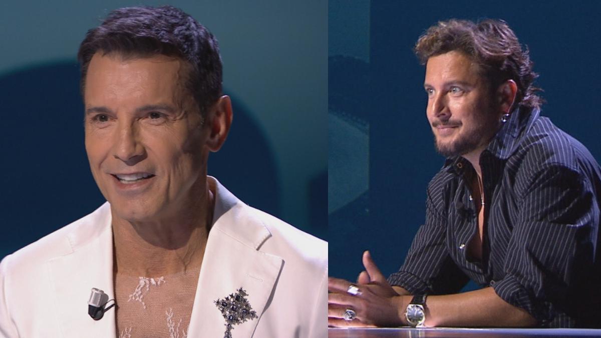 Jesús Vázquez/ Manuel Carrasco en 'La noche de Aimar'