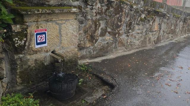Fonte do Sapo, una de las que cuya agua no es apta para el consumo.