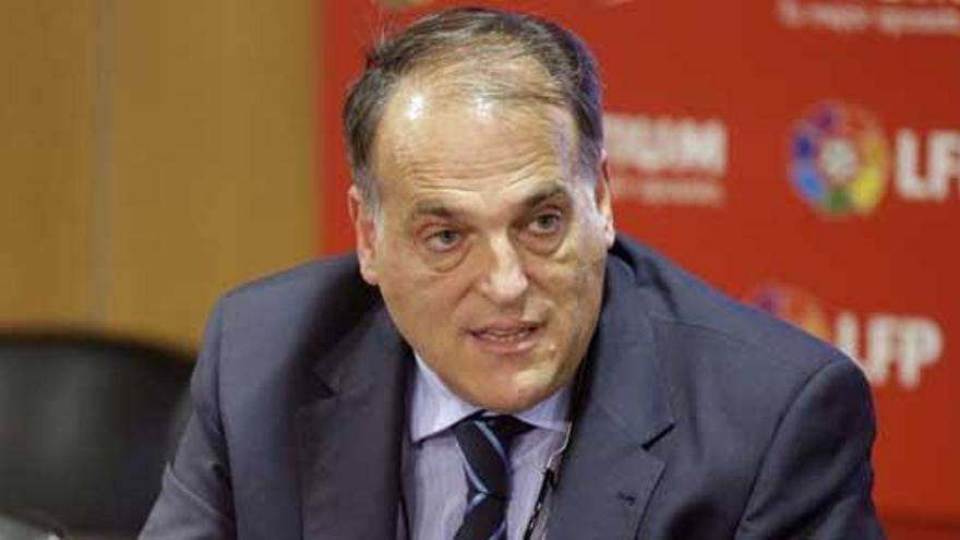 Javier Tebas, presidente de la LFP.