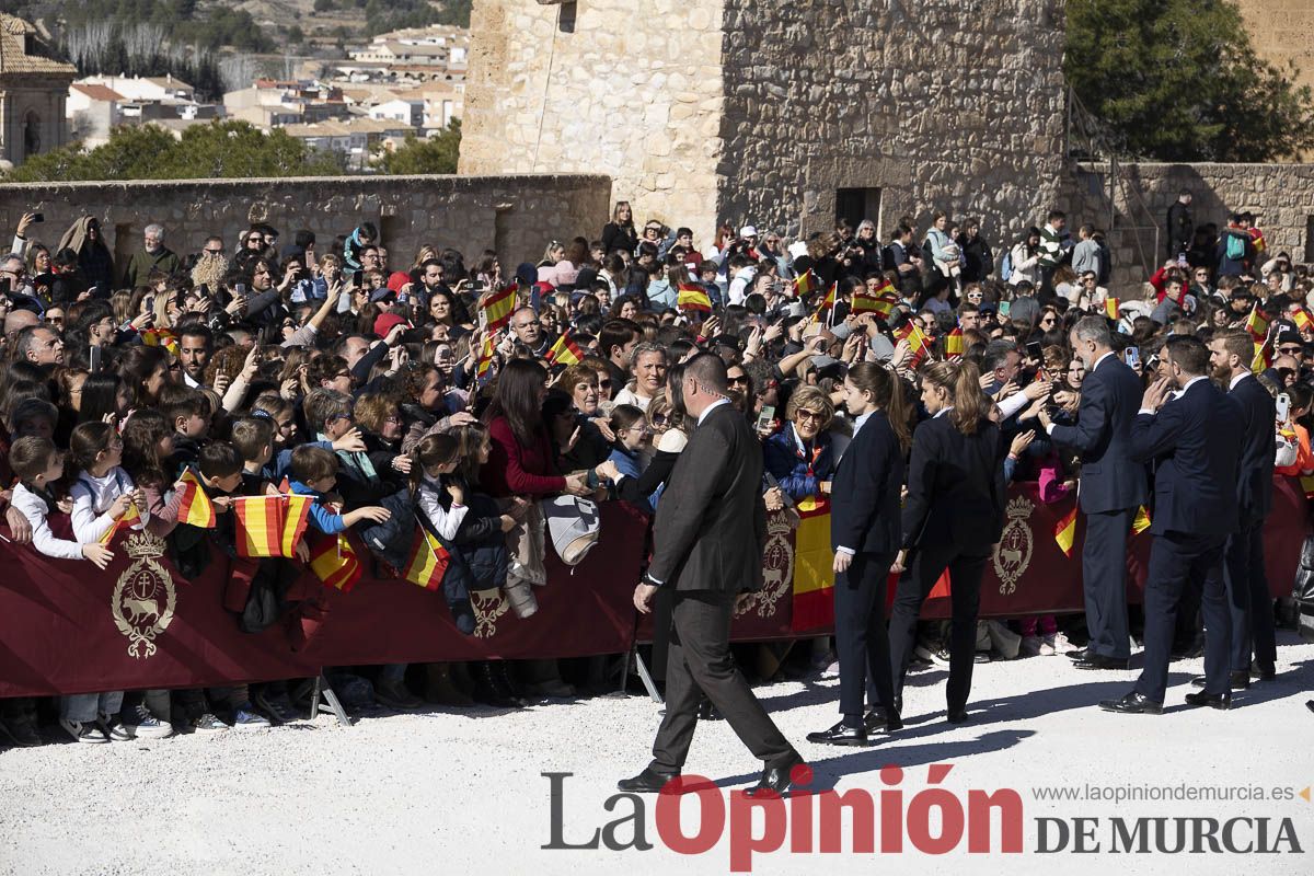 Visita de los reyes de España a Caravaca (explanada de la Basílica)