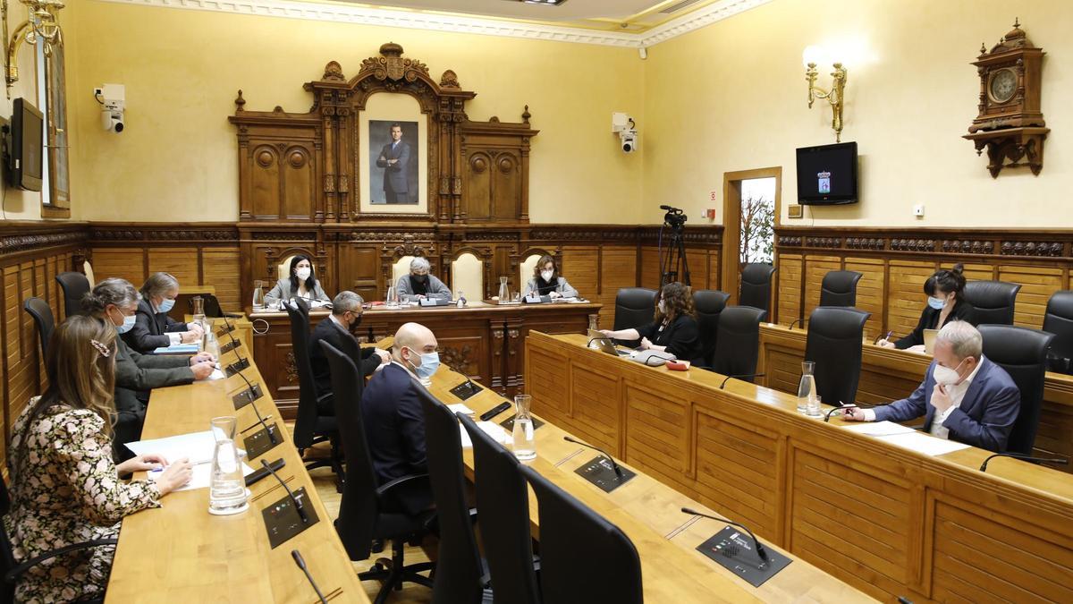 Pleno municipal del Ayuntamiento de Gijón