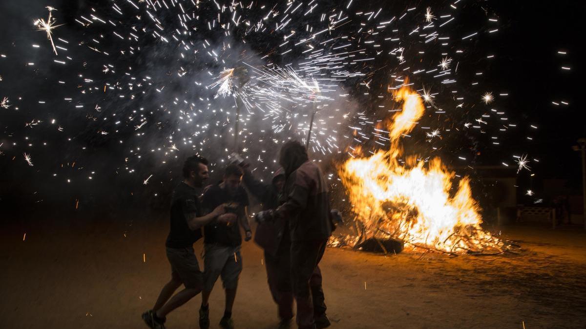 La revetlla de Sant Joan a Vilobí, foto d&#039;arxiu