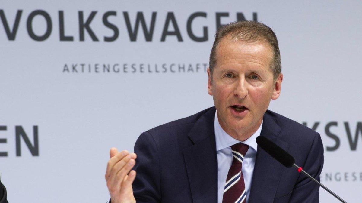 Herbert Diess, CEO del Grupo Volkswagen.
