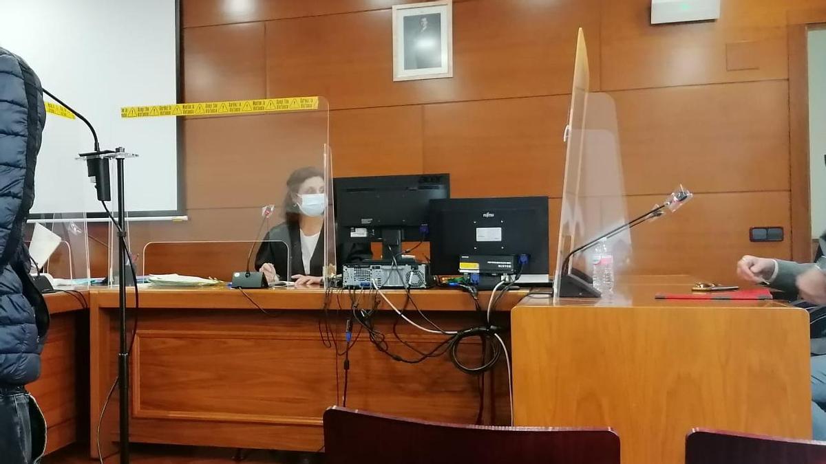 La magistrada del Juzgado de lo Penal en un juico