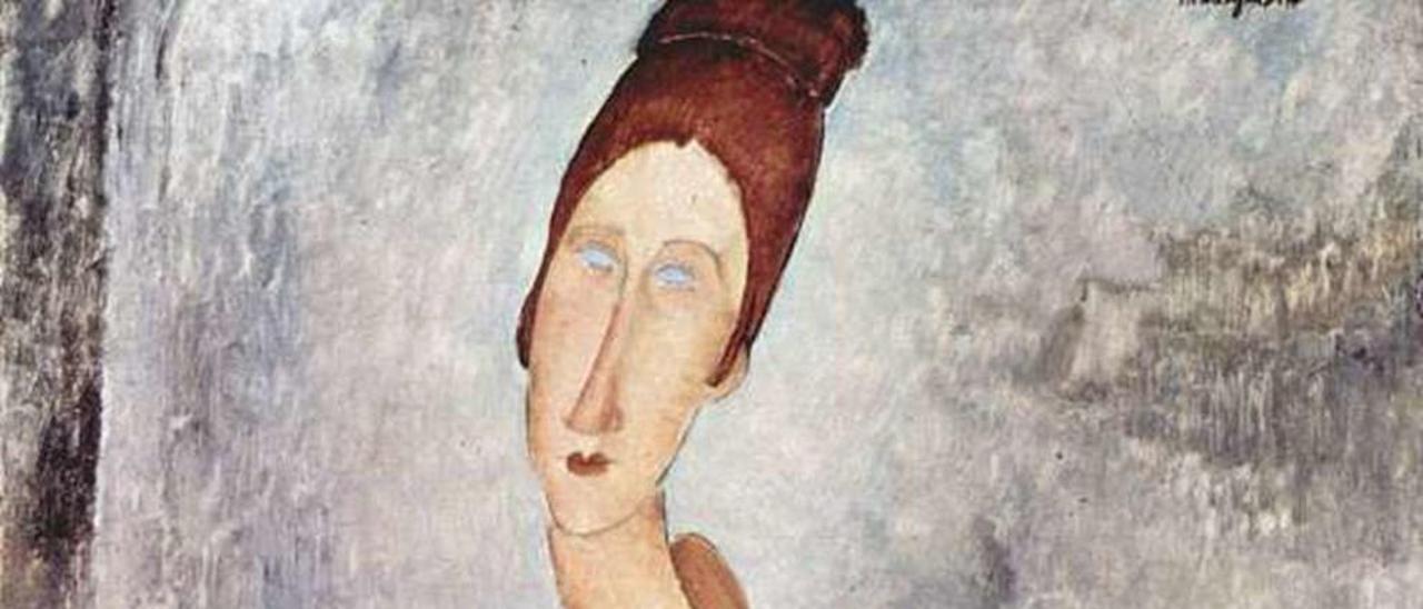 Retrato de su compañera Jeanne Hébuterne.