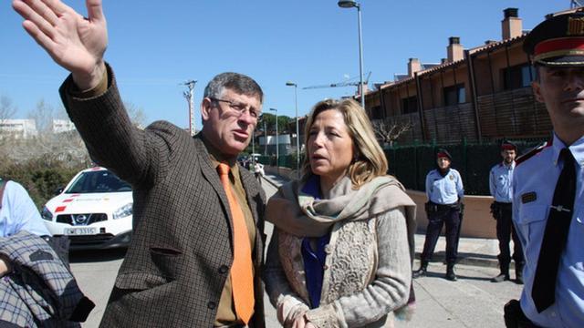Joana Ortega, este domingo en una feria en Campllong. ACN