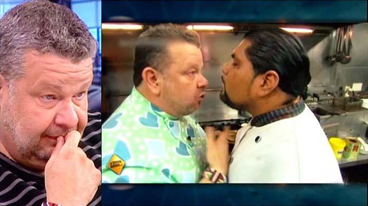 Chicote i el cuiner Rolan van arribar a les mans a ’Pesadilla en la cocina’ (La Sexta).