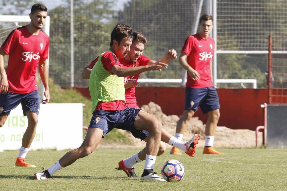 Entrenamiento del Sporting