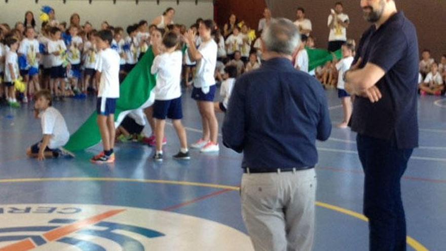 Alfonso Reyes, durante la inauguración.