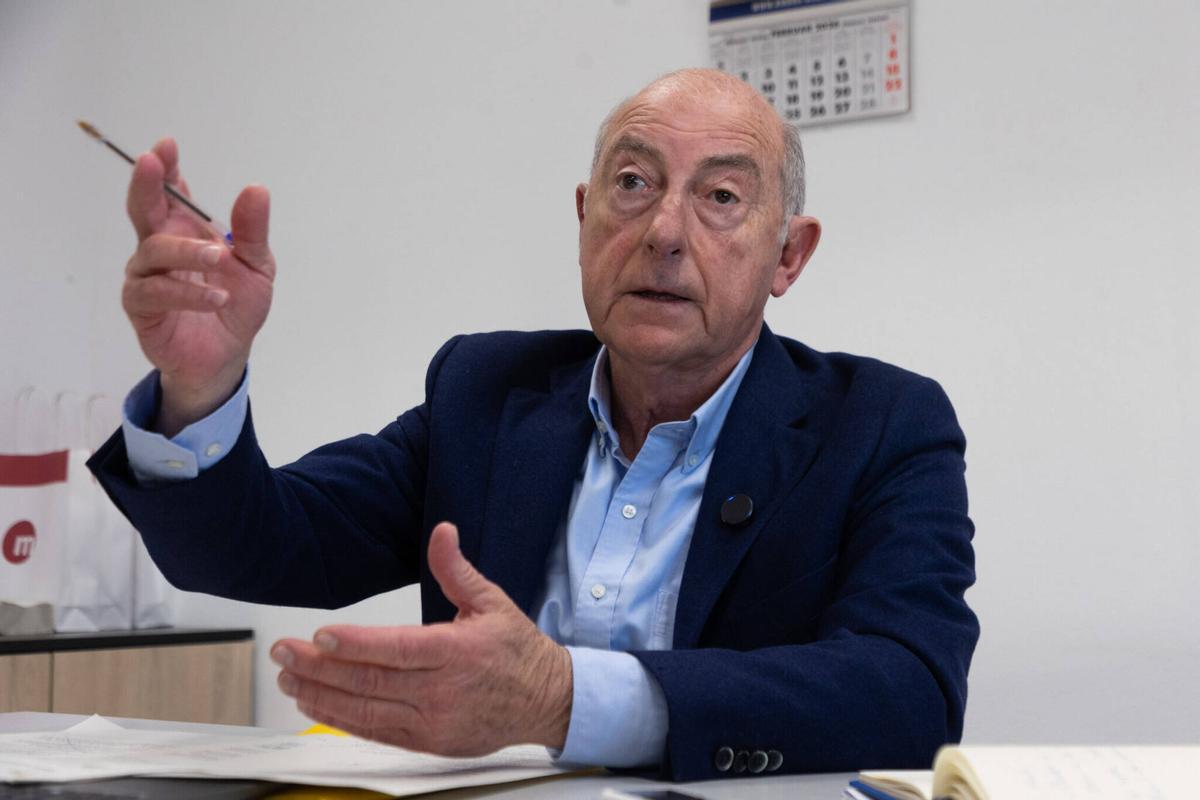 Alfonso Novo, director gerente de FGV, durante la entrevista.