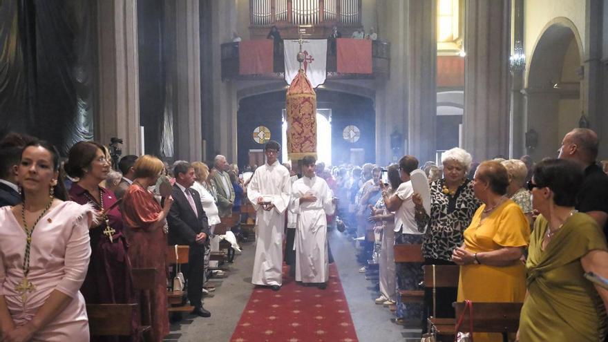 Ambiente en la procesión de Santiago de Gáldar