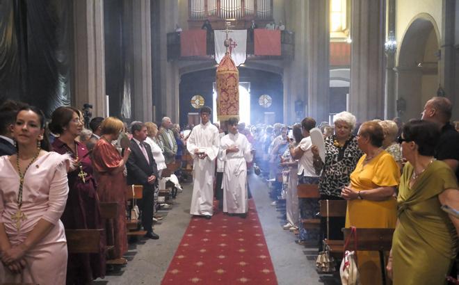 Ambiente en la procesión de Santiago de Gáldar
