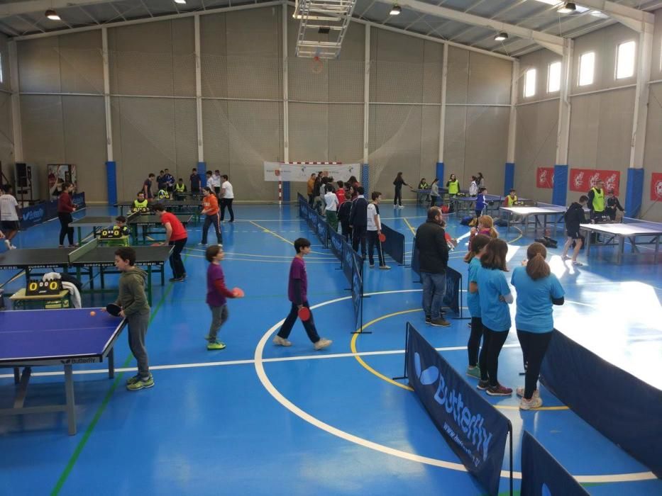 Final de tenis de mesa de Deporte en Edad Escolar