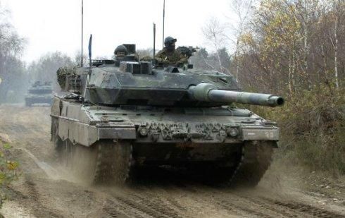 Tanques Leopard similares a los que España quiere enviar a Ucrania