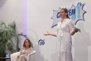 La presidenta Prohens en la Conferencia Política del PP de Ibiza sobre la llegada de migrantes: "No damos para más"