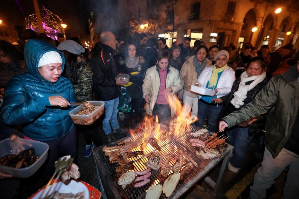 Palma feiert Sant Sebastià trotz Regen, Wind und Kälte