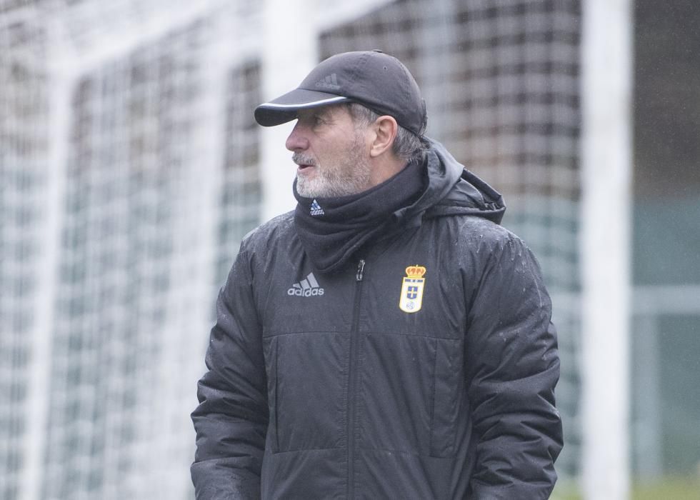 Entrenamiento del Real Oviedo en Tensi