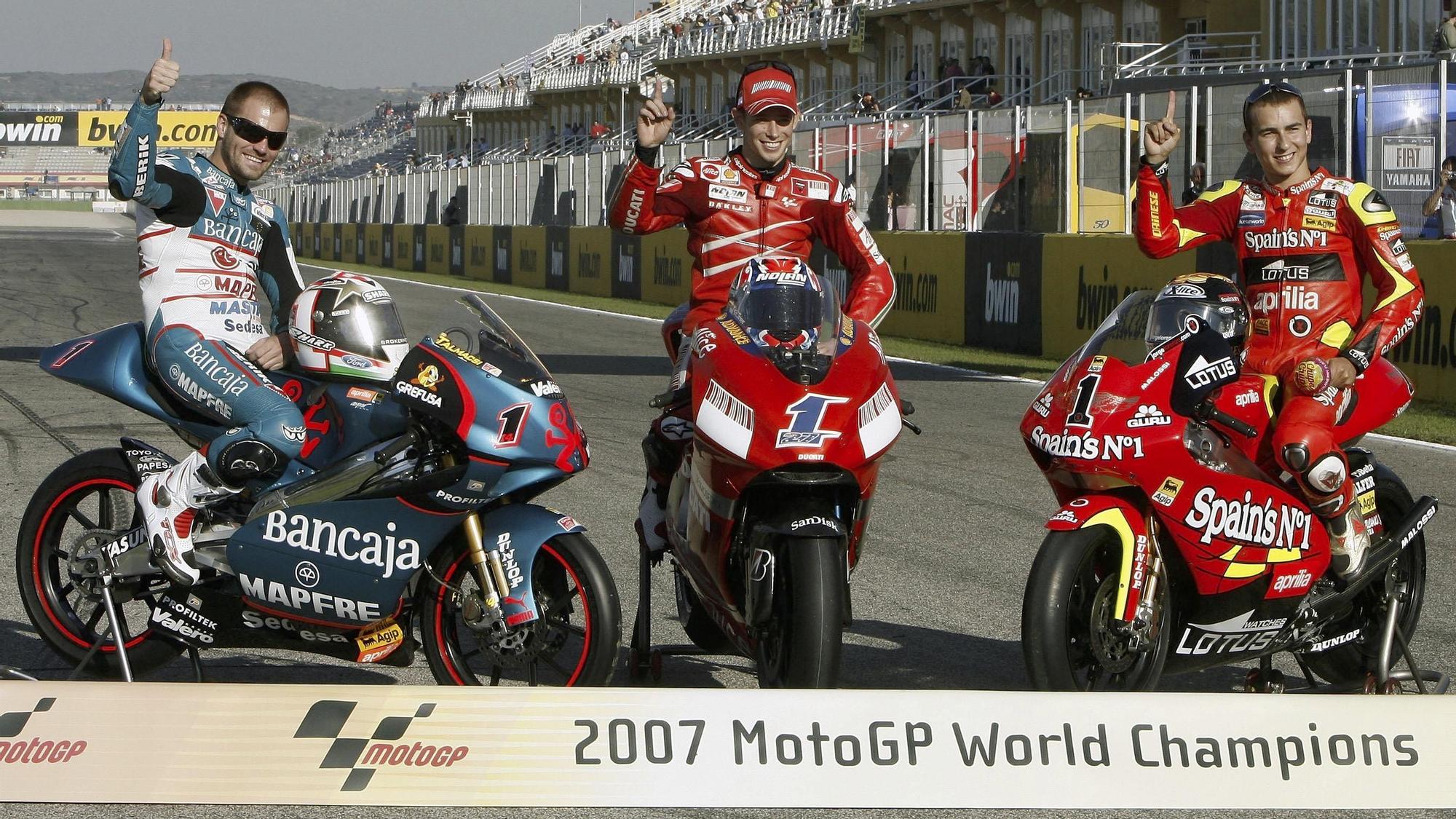 Campeones del mundo en el Gran Premio de la Comunitat Valenciana a lo largo de su historia