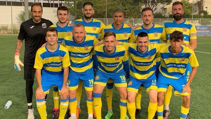 Un once titular de la UD Beniopa en esta temporada