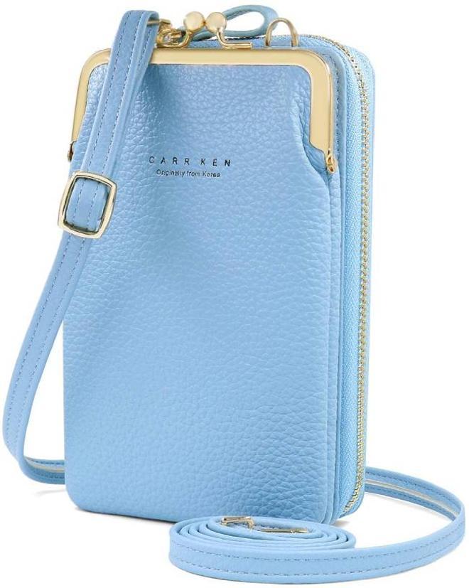 Bolso para móvil en azul pastel de HNOOM