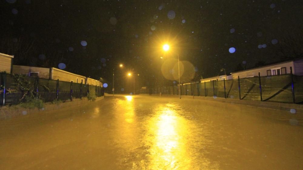 Efectes del temporal a Blanes