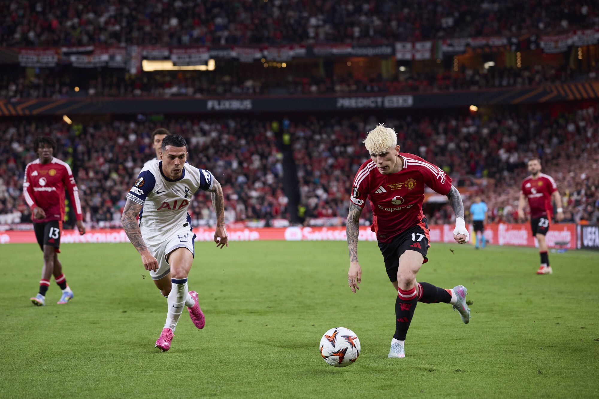 Final de la Europa League: Tottenham Hotspur - Manchester United.