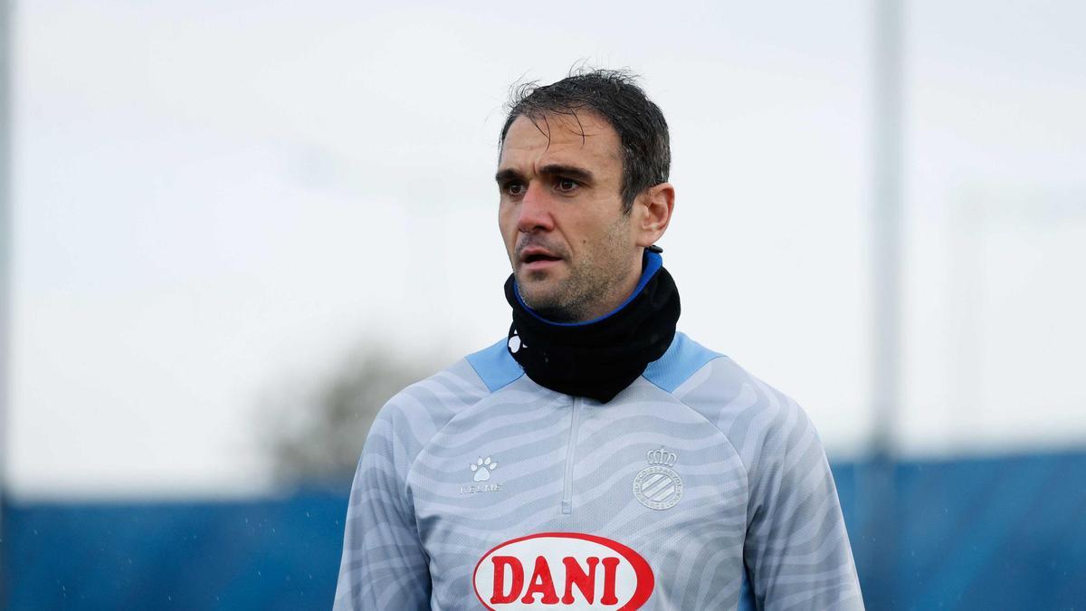 Kike García, delantero del RCD Espanyol