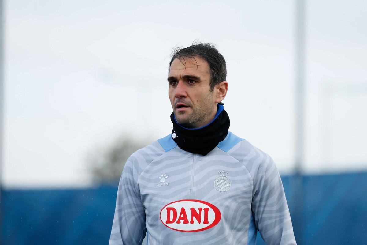 Kike García, delantero del RCD Espanyol