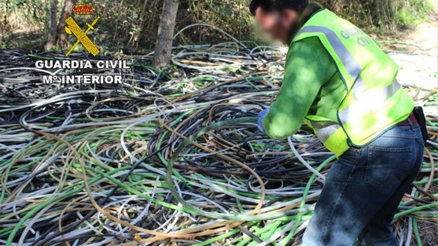 Detienen en Albacete a ladrones de cable de cobre de Córdoba