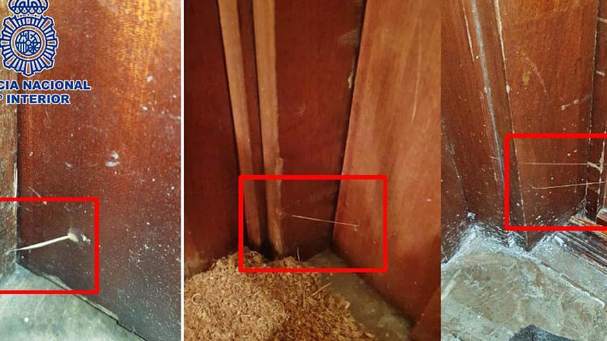 Ojo a la puerta de casa: detectan hilos de silicona en dos zonas de Carretera de Cádiz