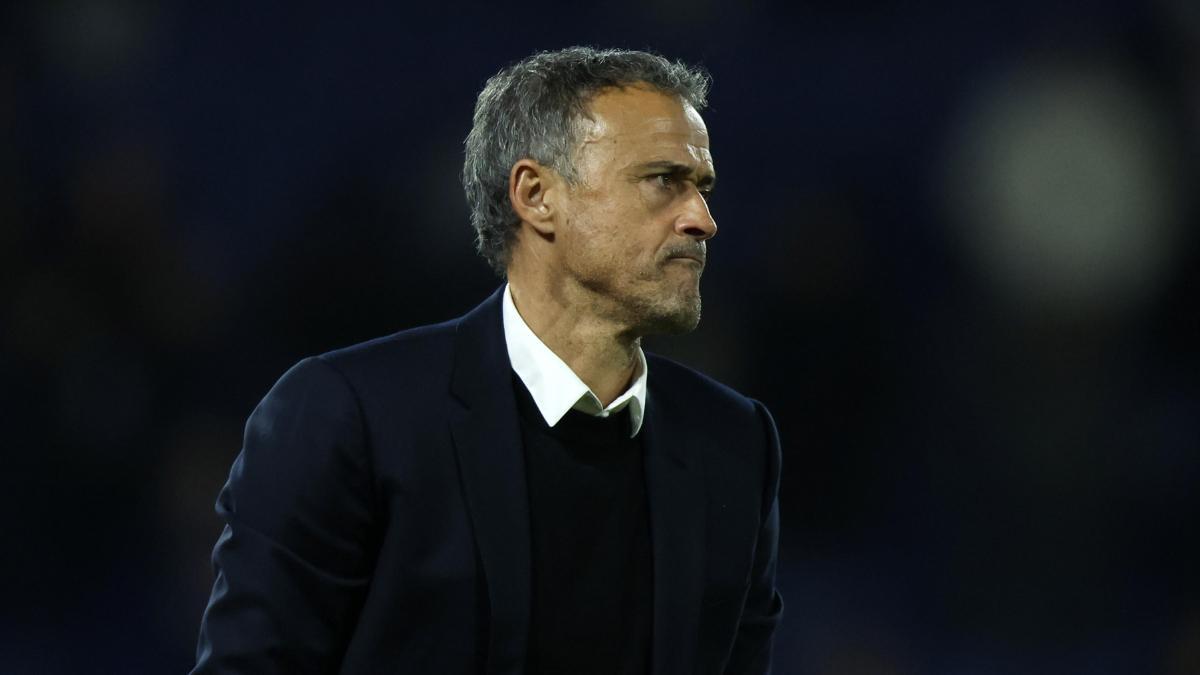 Luis Enrique, durante el duelo contra el Atlético de Madrid