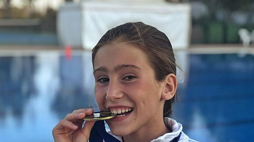 Sofía Balogh se cuelga el oro en   el Campeonato     de España Alevín de Promoción