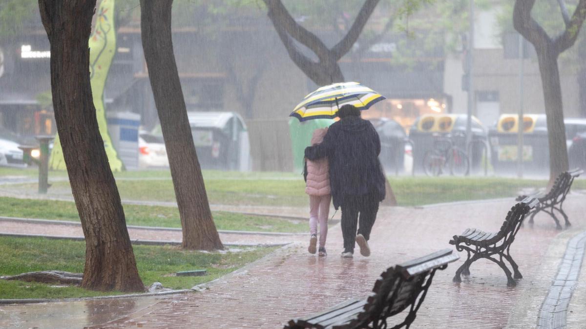 Las lluvias serán protagonistas en Castellón.
