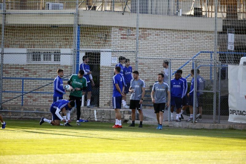 Entrenamiento del Real Zaragoza del 29 de octubre