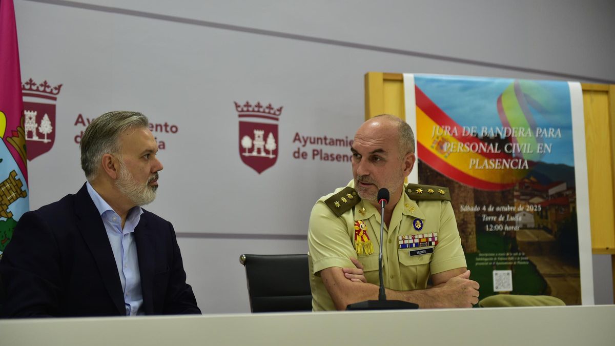 Plasencia acogerá una jura de bandera civil, diez años después de la última.