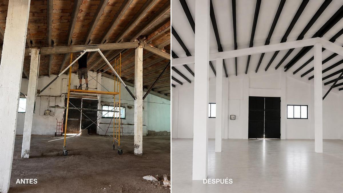 Renovación de una nave antigua.