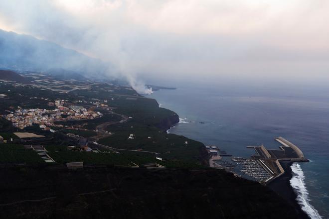 Así ha sido la llegada de la lava del volcán de La Palma al mar