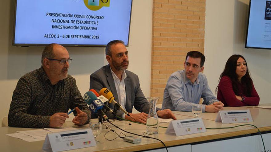 Presentación del congreso en el Campus de Alcoy de la UPV.