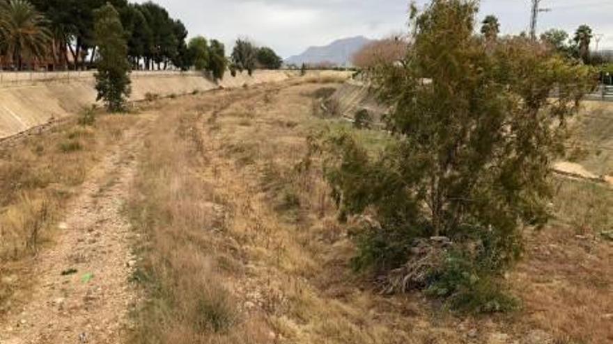 Cauce el río Magre a su paso por Algemesí.