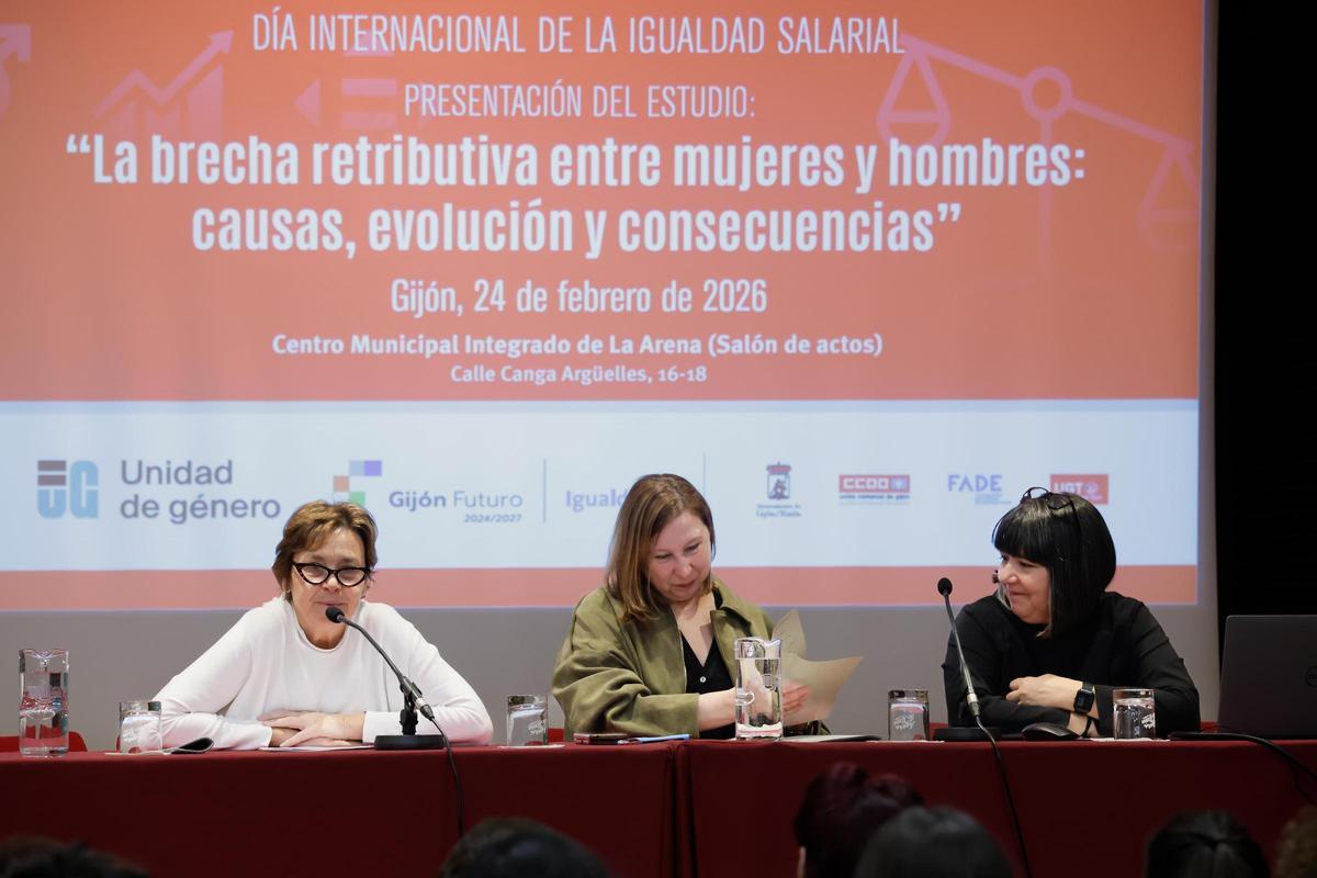 Un momento de la exposición del estudio.