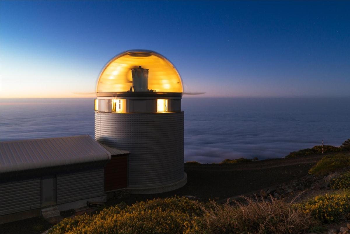 Telescopio Mercator en el Observatorio del Roque de los Muchachos en La Palma.