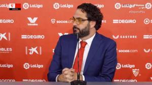 ¡Tierra trágame! El lapsus del nuevo Director Deportivo del Sevilla que desvela un fichaje que aún no se había oficializado