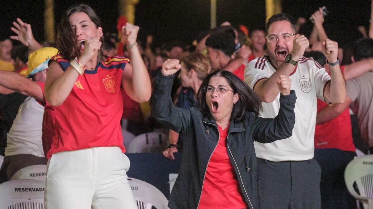 Final del Mundial España - Argentina en La Plaza de la Música