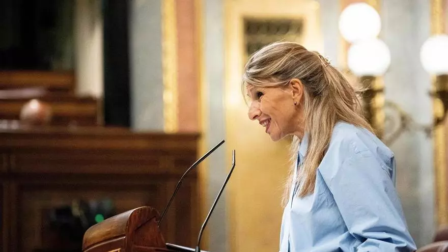 Yolanda Díaz, sobre el ‘decreto Maricarmen’: “Seguimos peleando dentro del Gobierno para que esté a la altura”