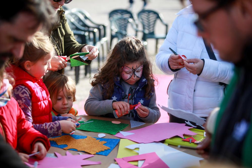 Sant Sebastià se acerca a los niños con la fiesta de sa Riera