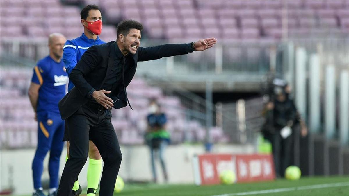 Simeone: "Esto será así hasta el final; partido a partido"